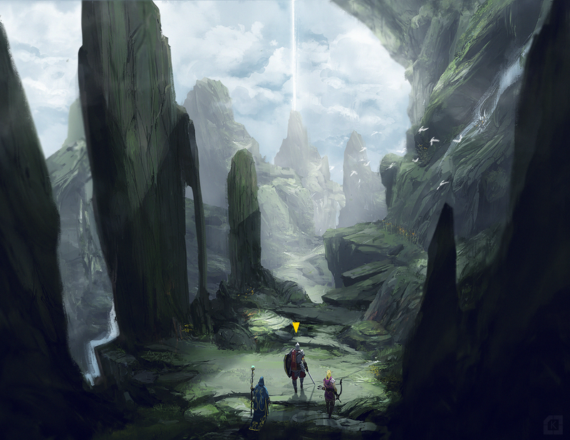 Illustration for article titled The Beautiful Promise Of An RPG World At Your Feet